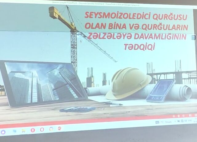 AzMİU alimləri bina və qurğuların zəlzələyə davamlığını müzakirə ediblər