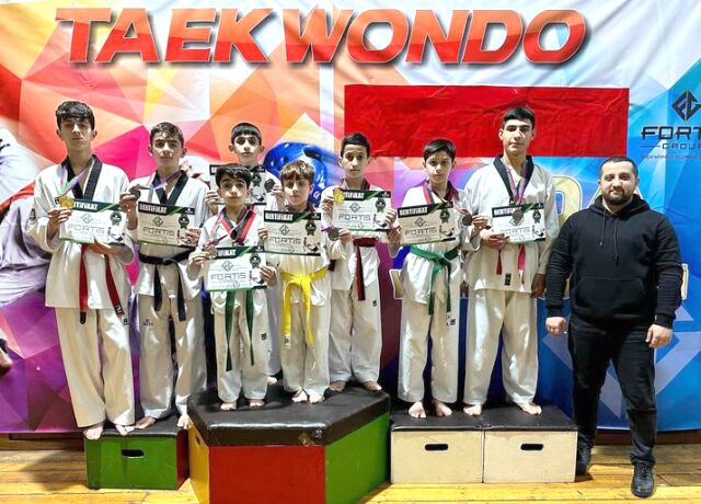 Masallı taekvondoçuları Bakıdan 8 medalla geri dönüblər