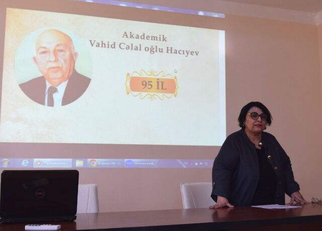 <p>Akademik Vahid Hacıyevin 95 illiyi qeyd olunub</p>