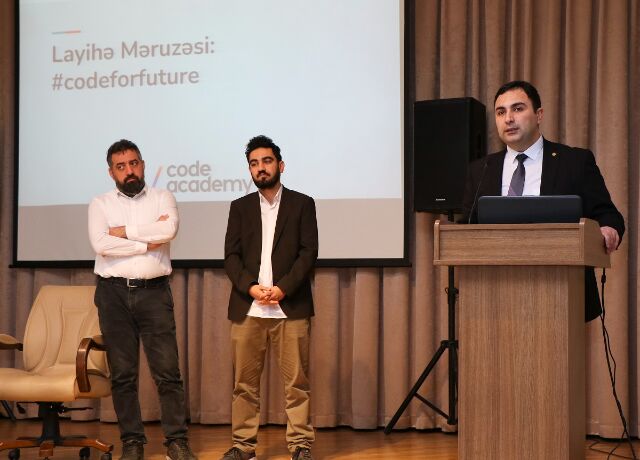 <p>AzMİU-da “Code Academy”nin tərəfdaşlığı ilə yeni layihəyə start verilir (FOTO=8)<br />
 </p>