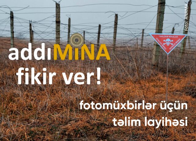 <p>ANAMA fotomüxbirlər üçün mina təhlükəsi ilə bağlı təlim keçirib (FOTO=21)<br />
 </p>