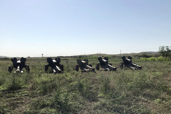 <p>Xocavənd rayonu ərazisində müsadirə edilən artilleriya qurğularının videogörüntüləri (VİDEO)</p>
