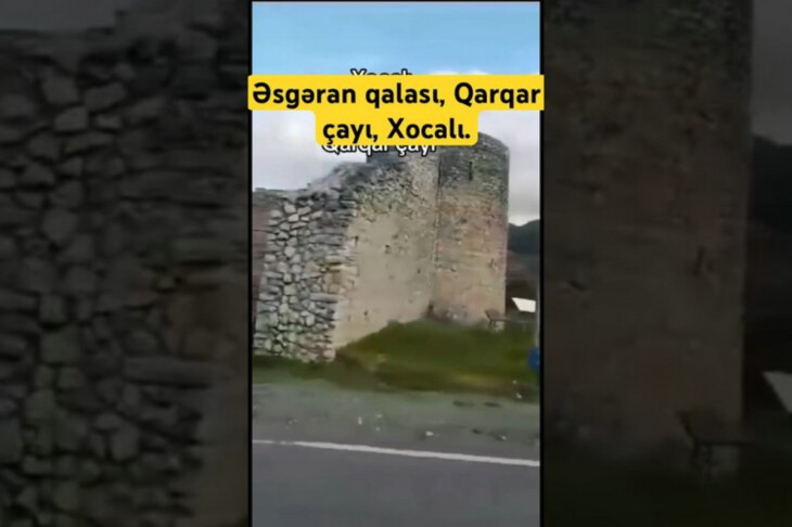<p>Əsgəran qalası və Qarqar çayından GÖRÜNTÜ</p>