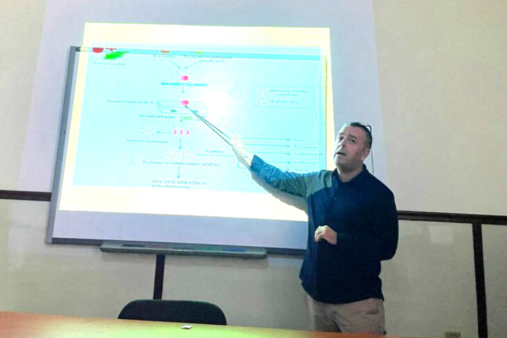 <p>BDU-da nanohissəciklərin tibdə tətbiqi perspektivlərinə dair elmi seminar </p>