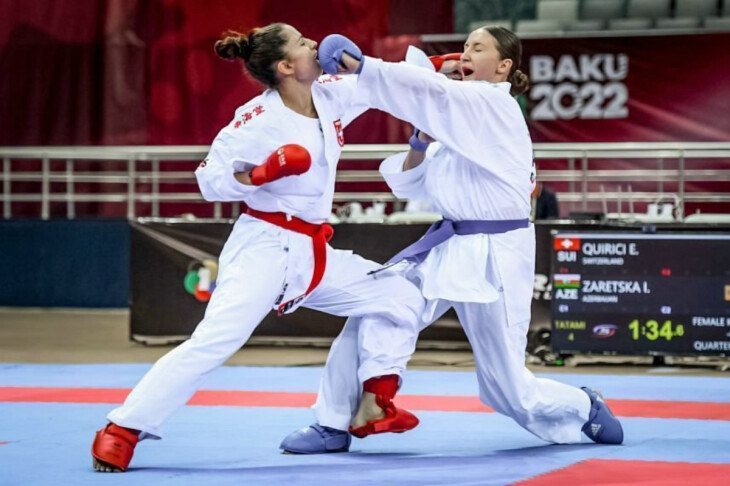 <p>Karate: Karatecimiz İrina Zaretska DÇ-nin final döyüşünə çıxacaq</p>