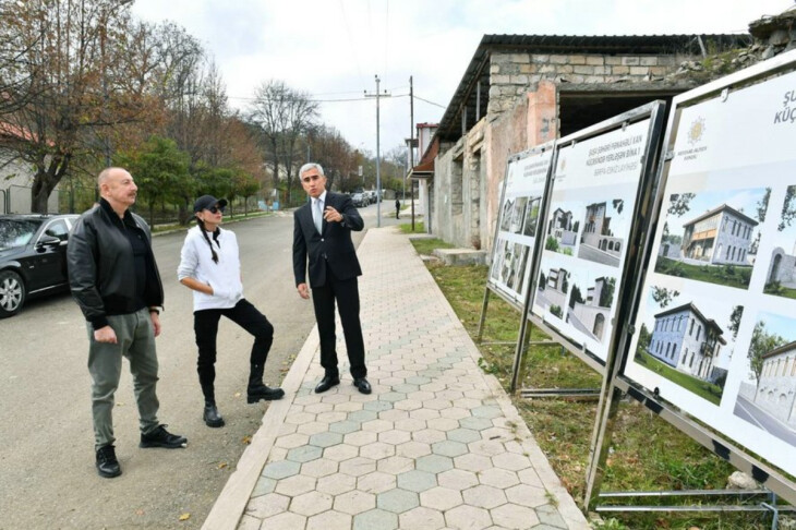 <p>Prezident Şuşada bərpa və yenidənqurma layihələri ilə tanış oldu +FOTO=4</p>